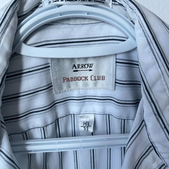 UNISEX ARROW Striped Button-Up Shirt (Men’s Small) - Picture 2 of 3